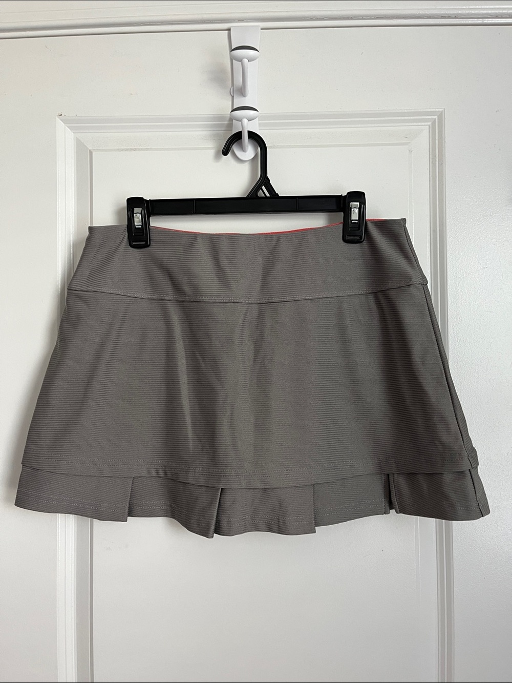 bolle Gray Athletic Skort with Pleated Hem